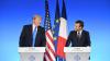 Le président Donald Trump et le président français Emmanuel Macron lors d\'une conférence de presse conjointe à l\'Elysée, le 13 juillet 2017.&nbsp;